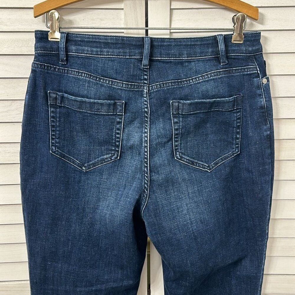 J. Jill Denim Curvy Slim Leg Ankle Fit Jeans Size 10 - Picture 7 of 11